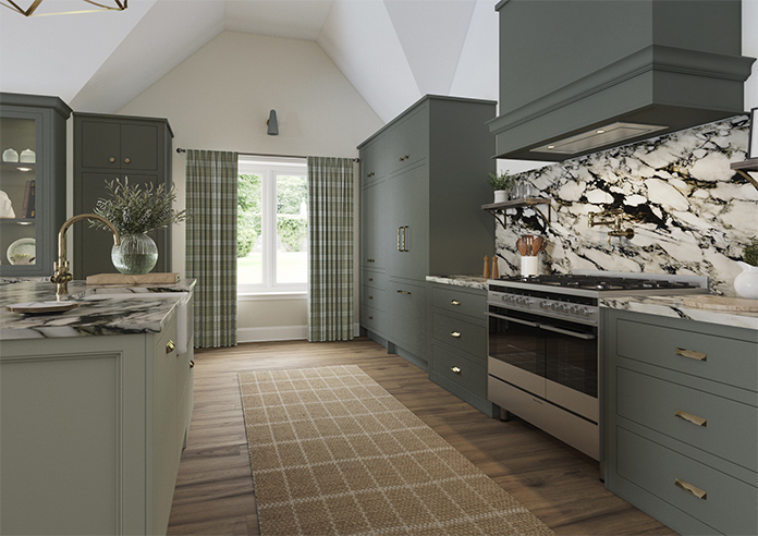 Laura Ashley Alfriston, Sage - Made to Measure Curtains - Image 7